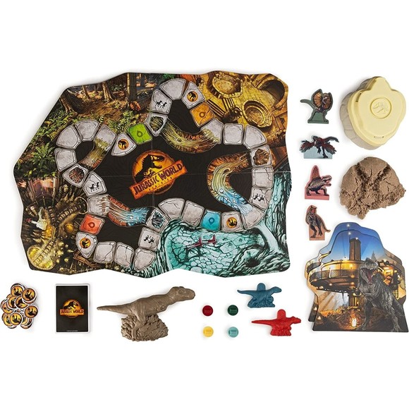 Jurassic World Dominion Stomp N’ Smash Board Family Game Ages 5+ - Picture 6 of 9